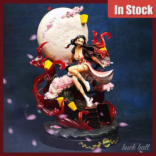 Demon Slayer Figures Kamado Nezuko Anime Figure Pvc Gk Statue Model Doll Cute Or