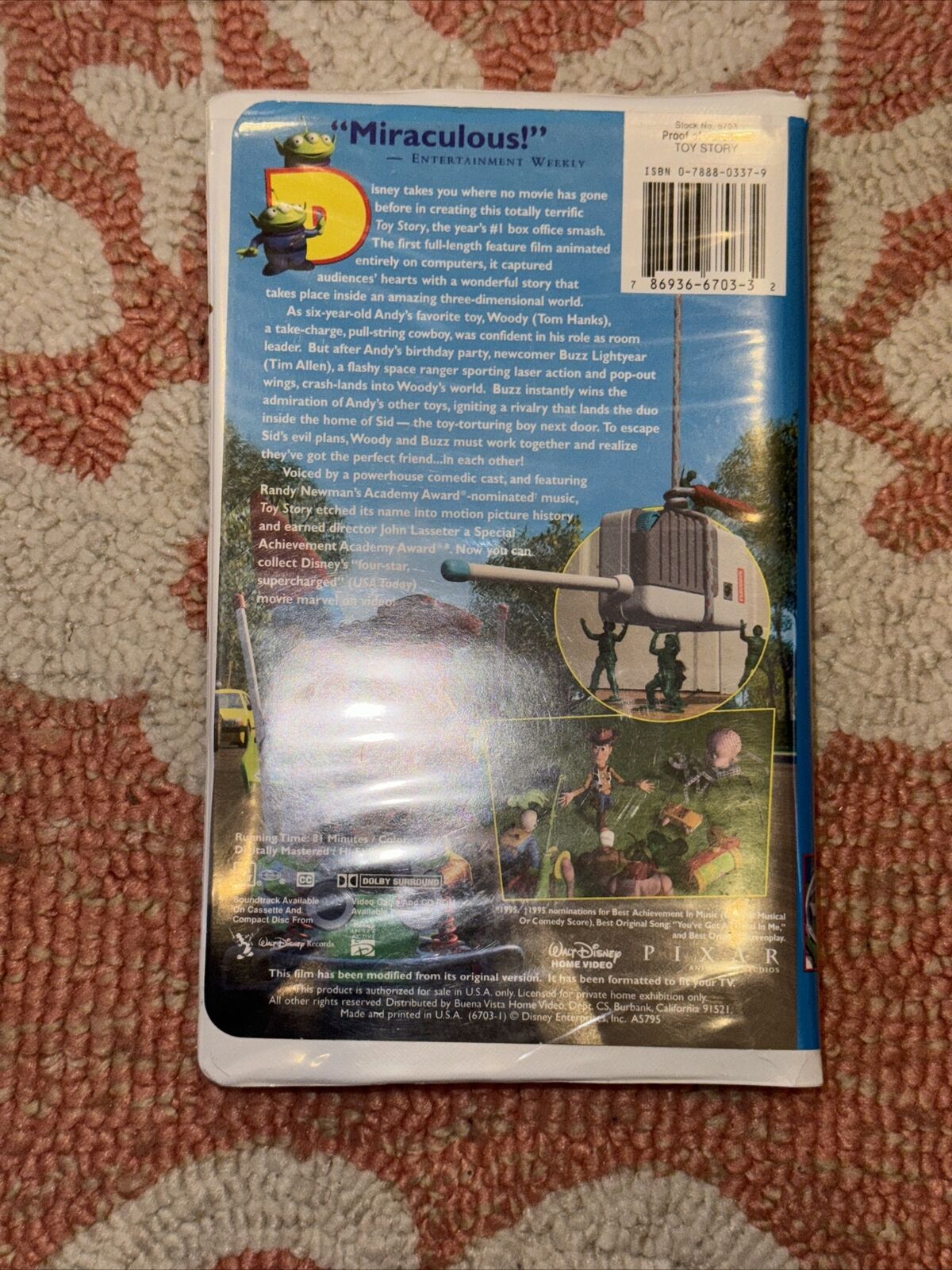 Toy Story (VHS, 2001)