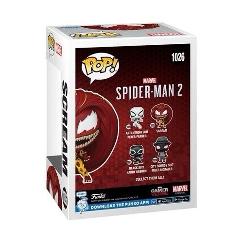 Spider-Man 2 Video Game Scream Funko Pop! Vinyl Figure #1026