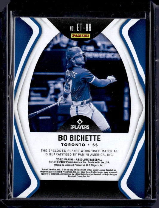 2022 Panini Absolute - Established Threads #ET-BB Bo Bichette /299 (MEM)