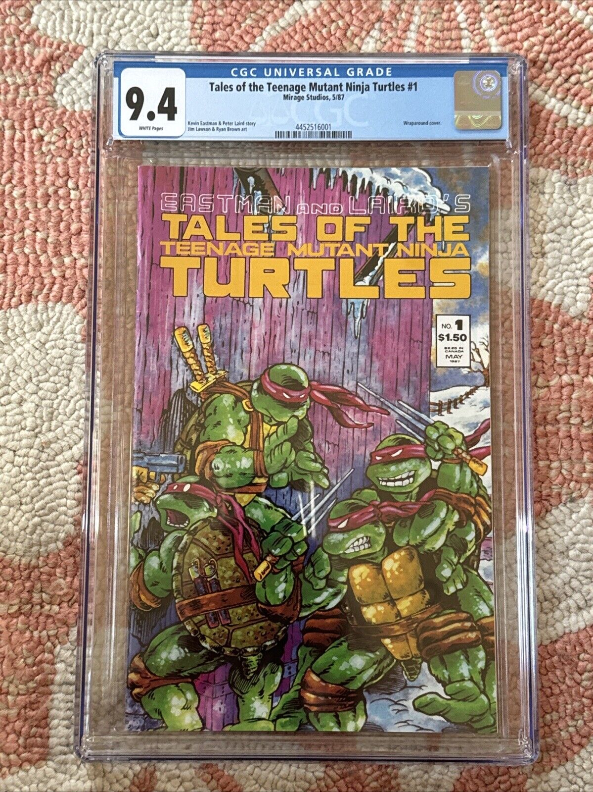 Tales of the Teenage Mutant Ninja Turtles #1 CGC 9.4 White 1987 🔥