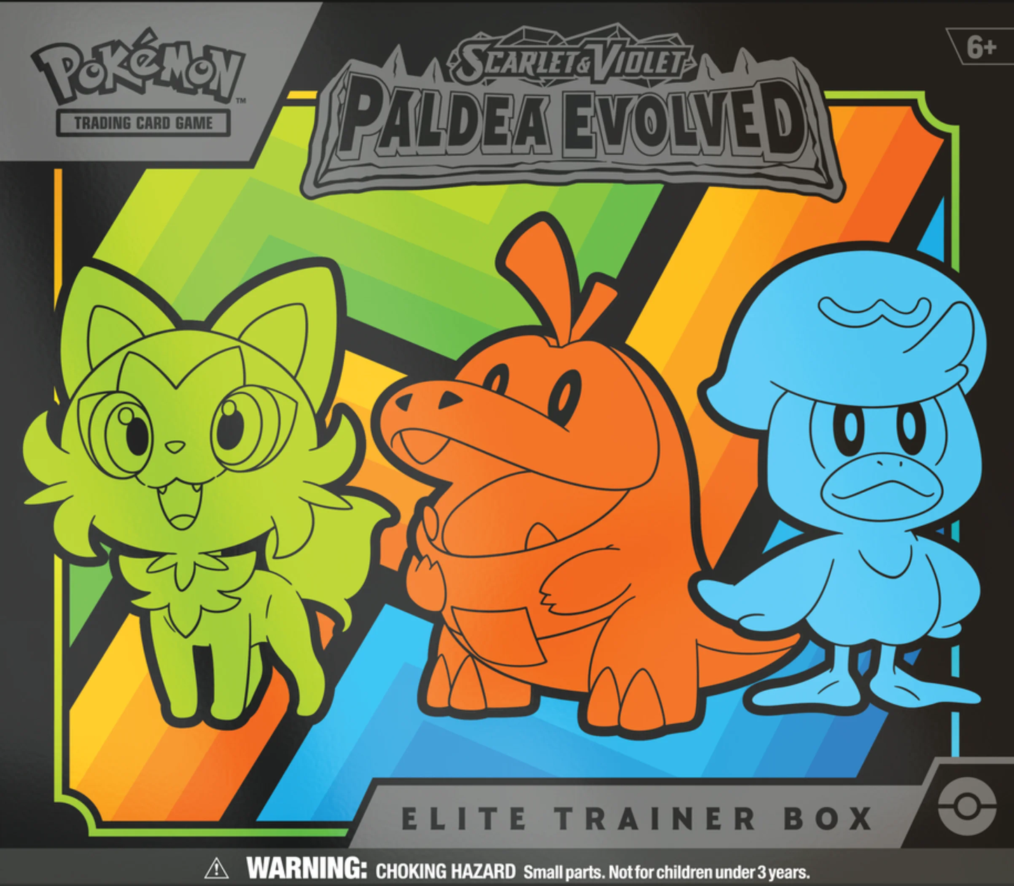 Trading Card Games Scarlet & Violet 2 Paldea Evolved Elite Trainer Box - 9 Pokém