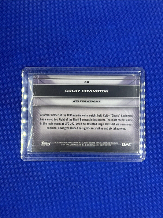 2024 Topps Knockout UFC Colby Covington Orange Parallel #88 05/25