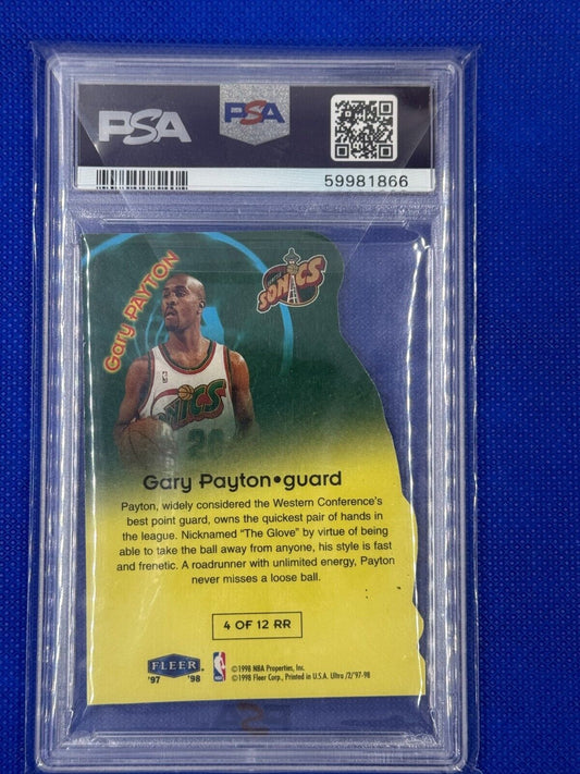 Gary Payton #4 1997 Ultra Rim Rockers PSA 6 EX-MT