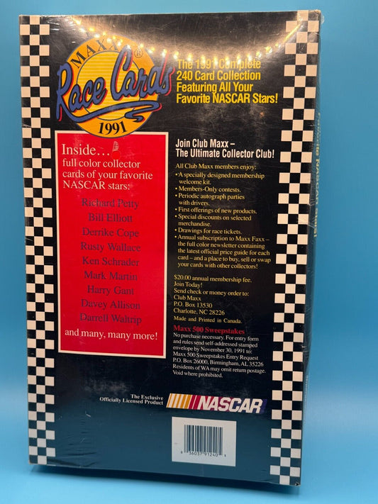 1991 Maxx Race Cards Complete set 240 Cards Factory Sealed