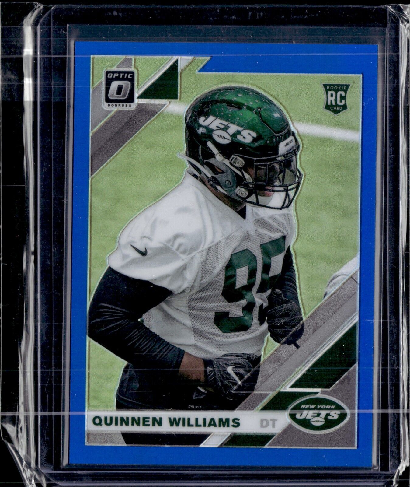 2019 Panini Donruss Optic - Rookies #103 Quinnen Williams (RC) (blue) /150