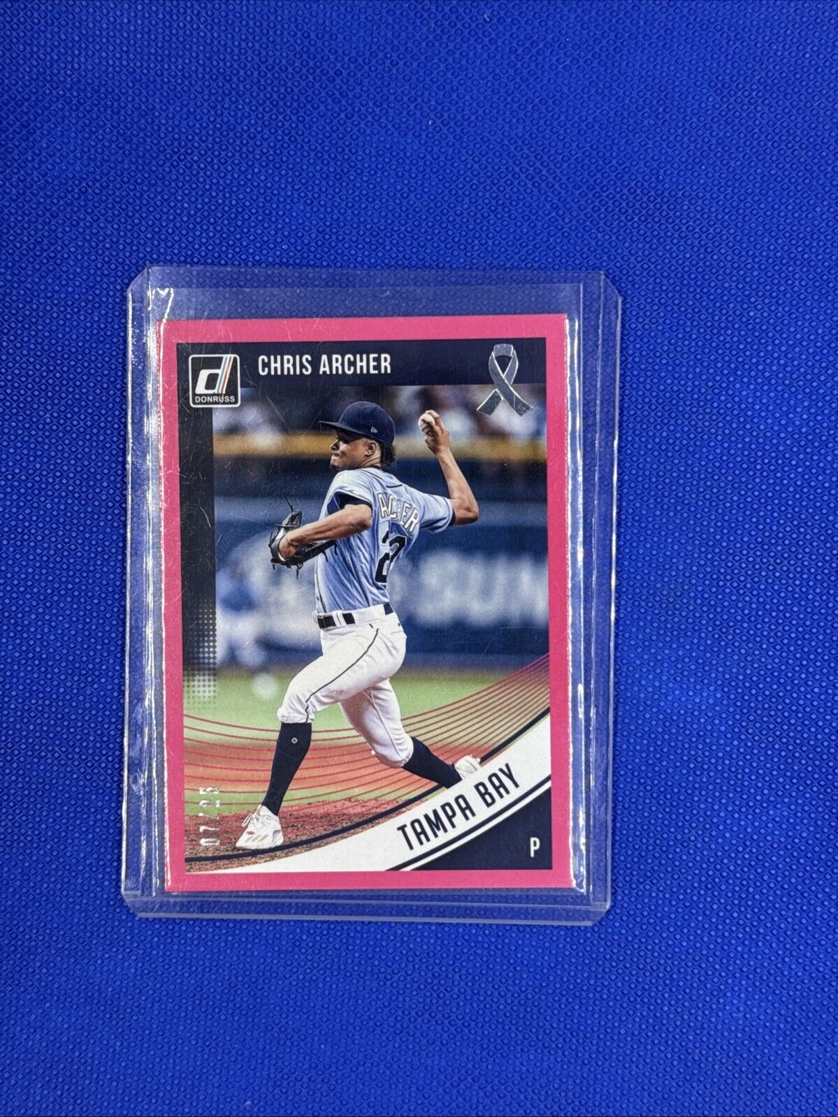 2018 Panini Donruss Mother's Day Ribbon /25 Chris Archer #181
