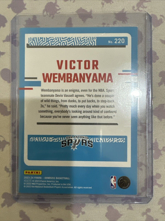 2023-24 Panini Donruss - Rated Rookie #220 Victor Wembanyama (RC)