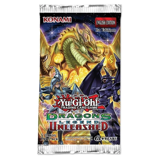 Yugioh Dragons of Legend Unleashed Booster Box (24 Packs)