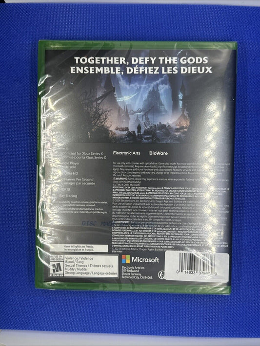 Dragon Age: The Veilguard for Microsoft Xbox Series X 🔥BRAND NEW Factory Sealed