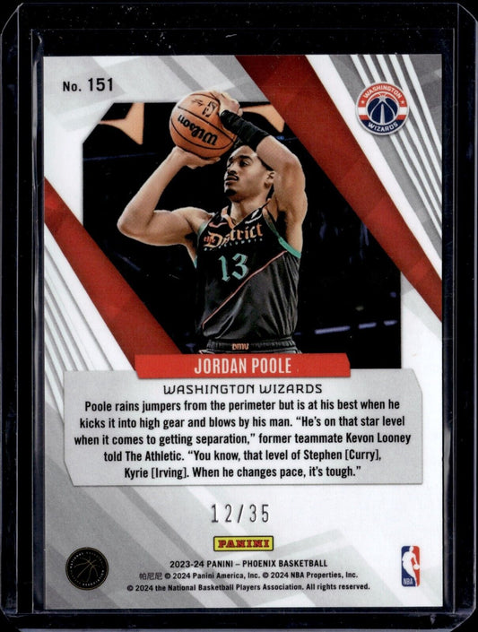 2023-24 Panini Phoenix - #151 Jordan Poole Blue / 35