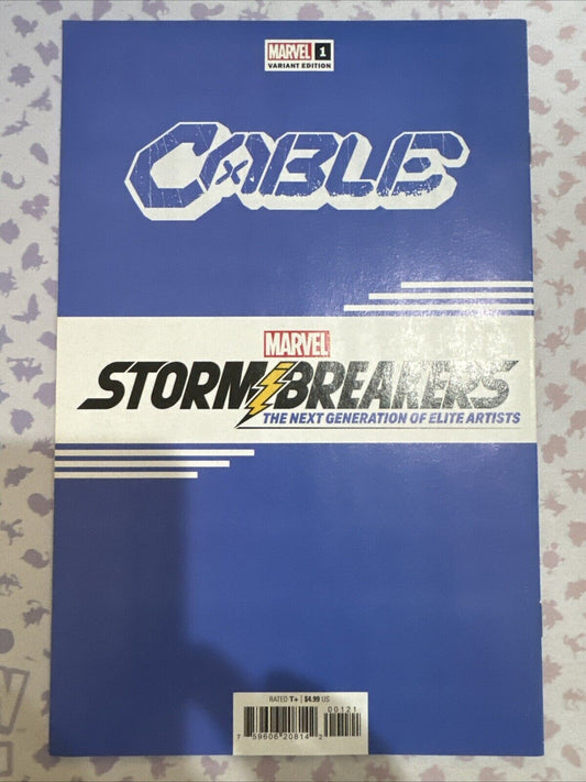Marvel Comics Cable # 1 Storm Breakers Variant Cover Edition.