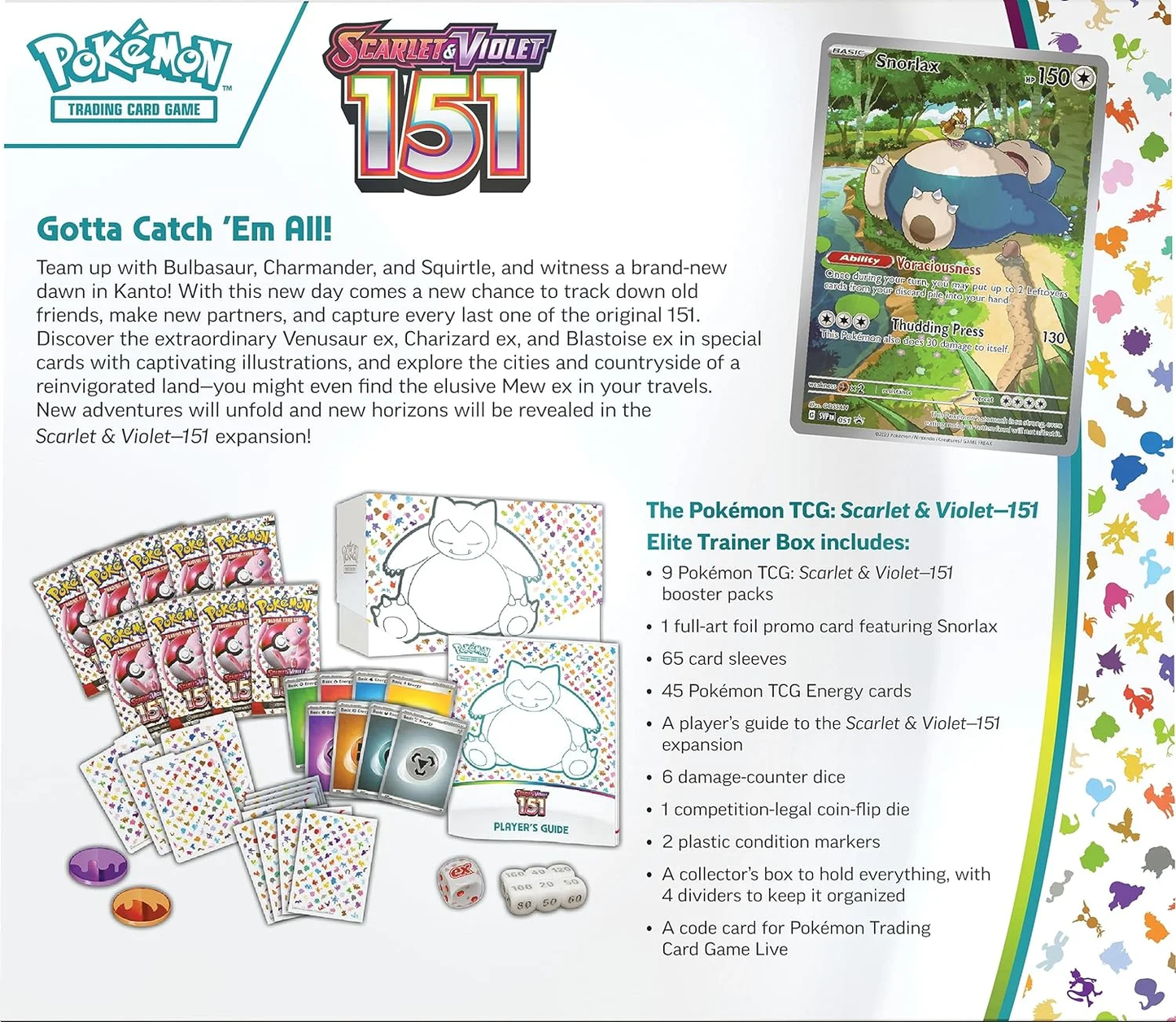 Trading Card Games Scarlet & Violet 3.5 151 Elite Trainer Box