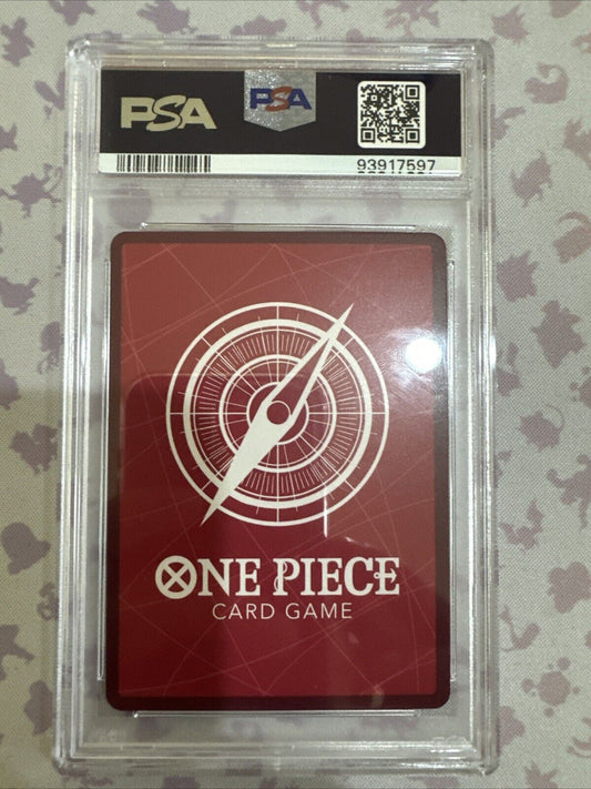 HODY JONES 2024 One Piece Wings of the Captain English OP06 #020 PSA 10 Alt Art