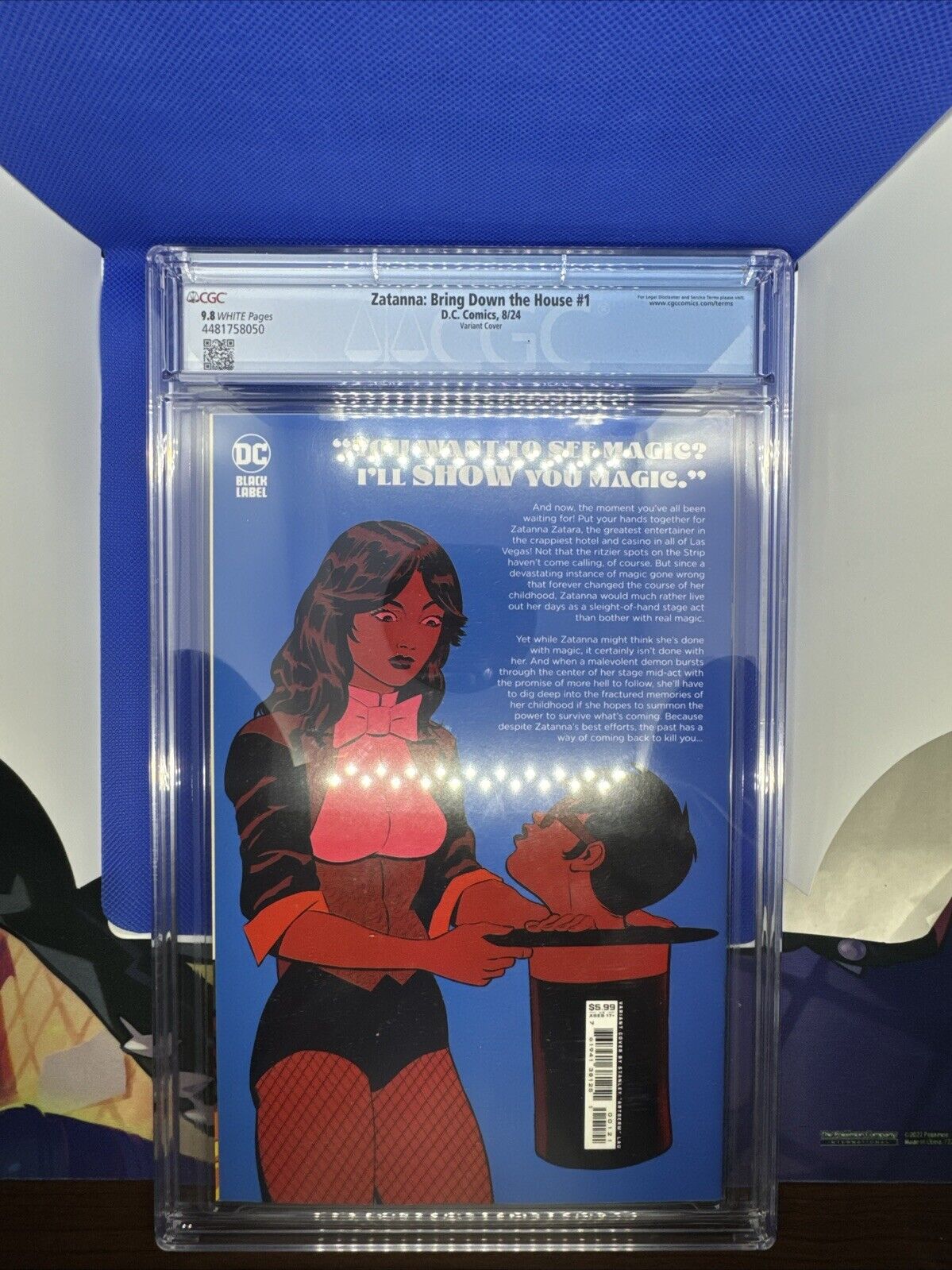 Zatanna: Bring Down the House #1 Stanley "Artgerm" Lau Trade Cover - CGC 9.8