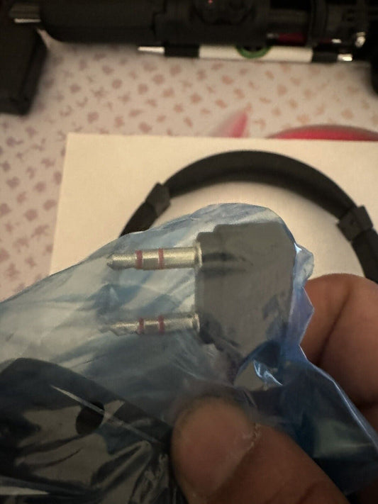 In-Flight Delta Headphones 2 Prong Cord For Airplanes