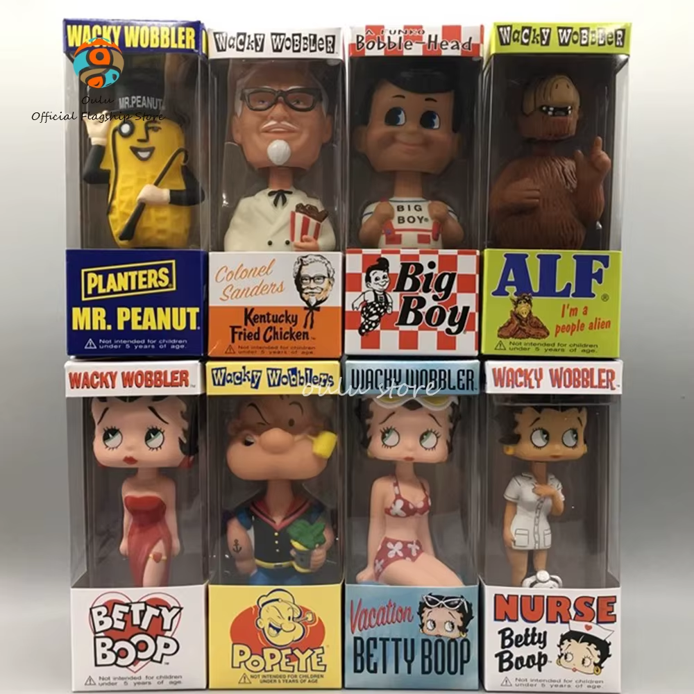 Sexy Betty Figurine Popeye the Sailor Man Anime Figure Bobblehead Mr. Peanut Kfc