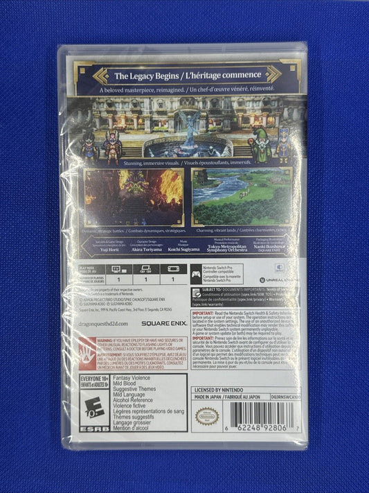 Dragon Quest III HD-2D Remake - Nintendo Switch Brand New Factory Sealed
