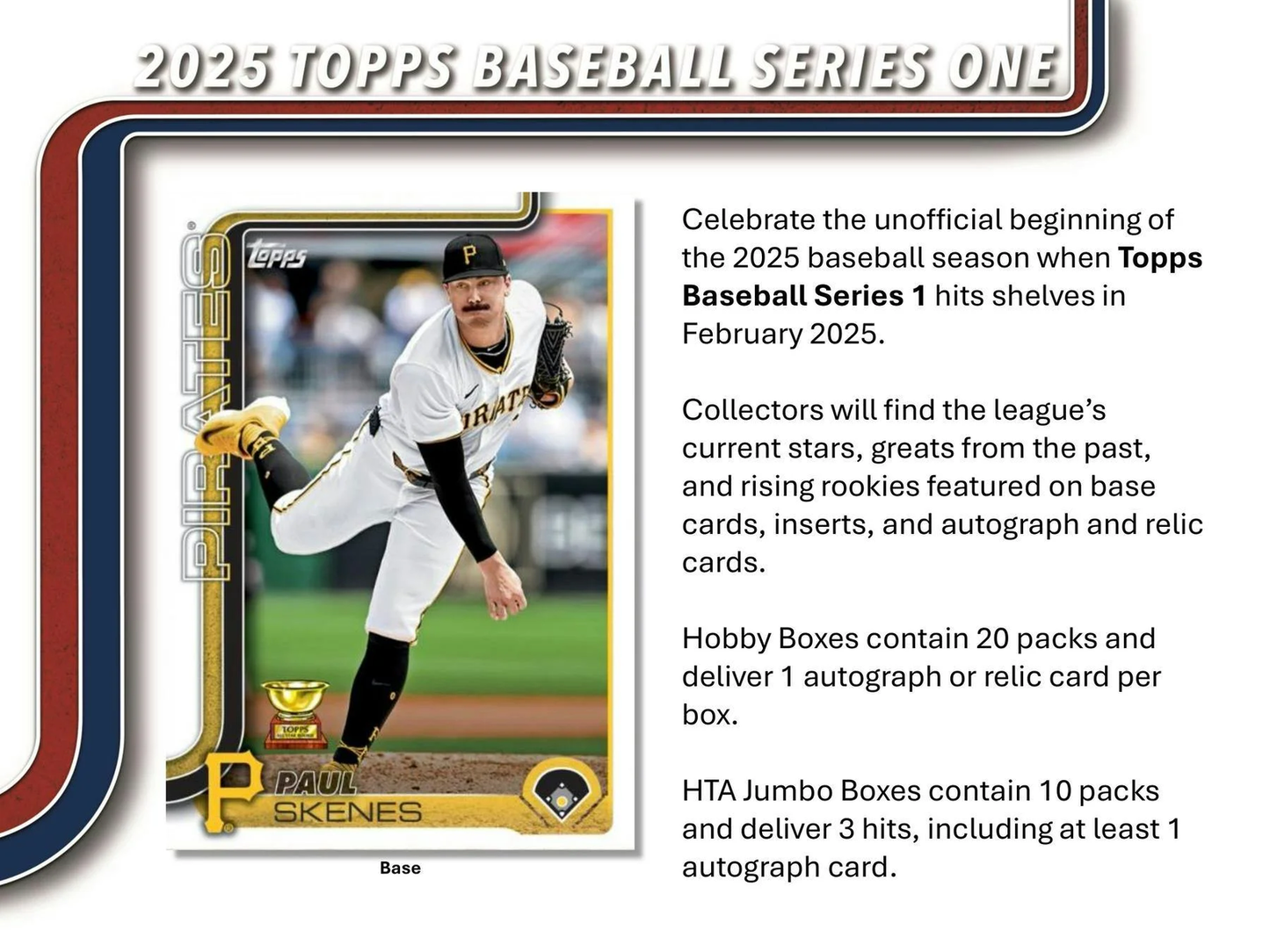 2025 Series 1 Baseball Hobby Box
