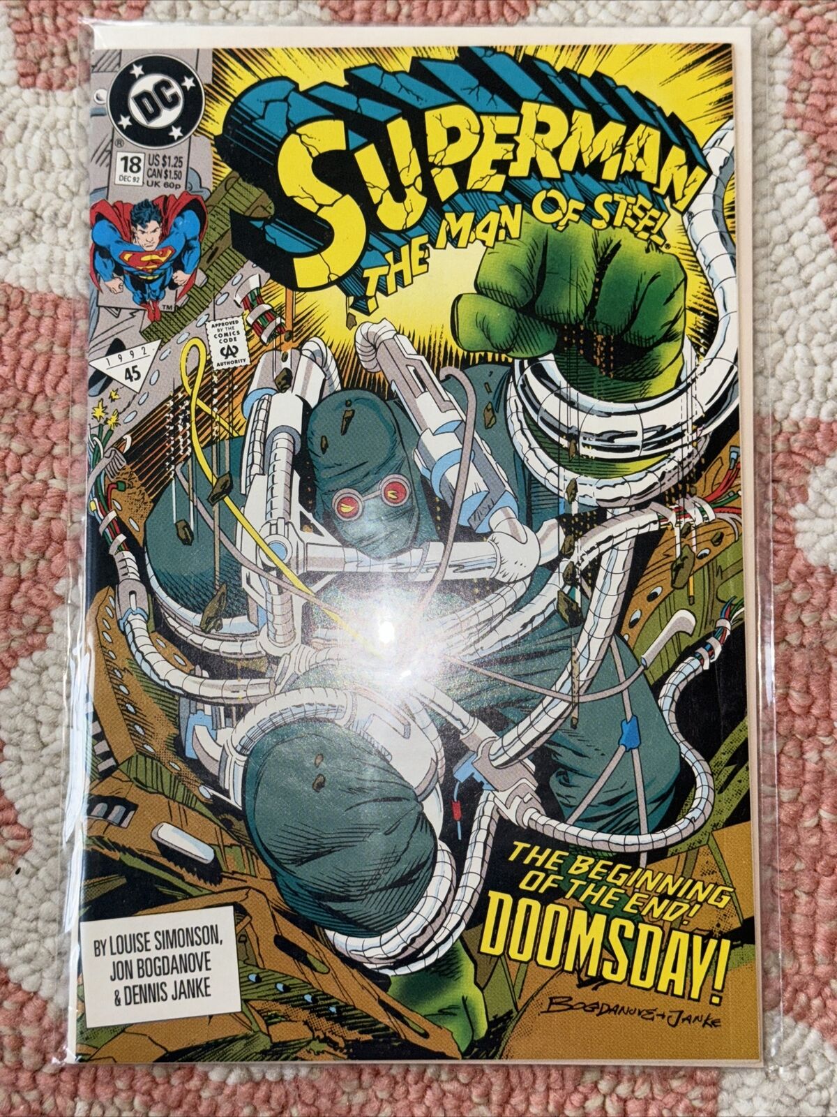 Superman The Man of Steel #18 High Grade 1992 1st full app. Doomsday