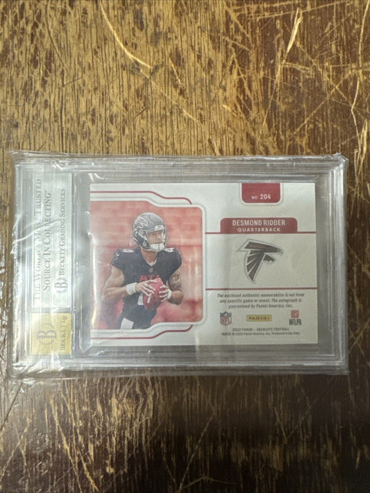 2022 Panini Absolute - Rookie Premiere Materials Autos #204 Desmond Ridder BGS 9