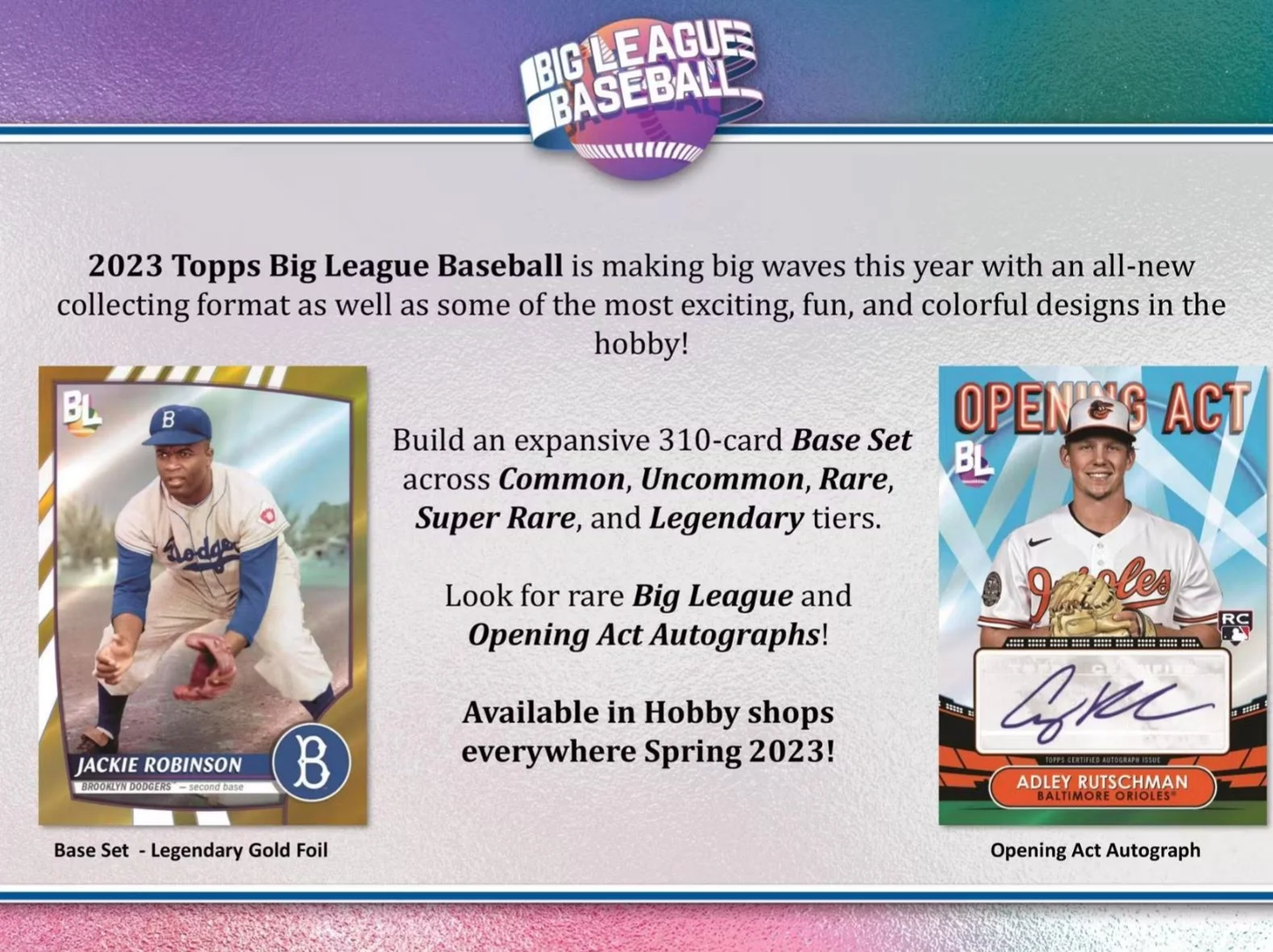 2023 Big League Baseball - Hobby Box