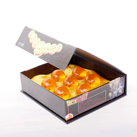 3.5Cm Anime Dragon Ball Z 7 Stars Crystal Ball Orange Blue Resin Crystal Globe D