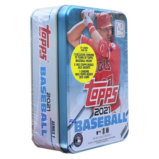 TPS-FGC004127BX-C MLB 2021 Series 1 Baseball Tin | 75 Cards