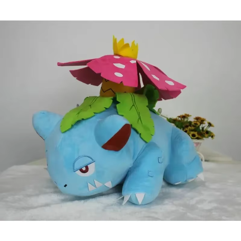 Pokemon Venusaur Plush Doll Toys Kawaii Cartoon Venusaur Figure Pendant Soft Plu