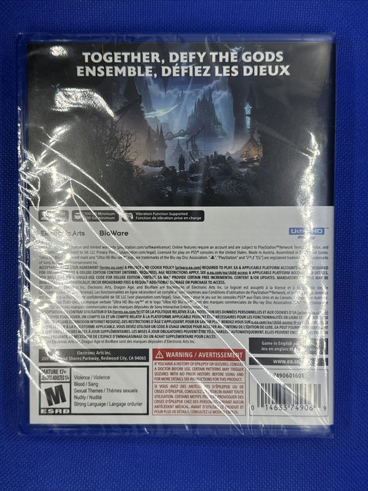 Dragon Age The Veilguard Deluxe Edition PS5 Sony PlayStation 5 Fast Shipping NEW