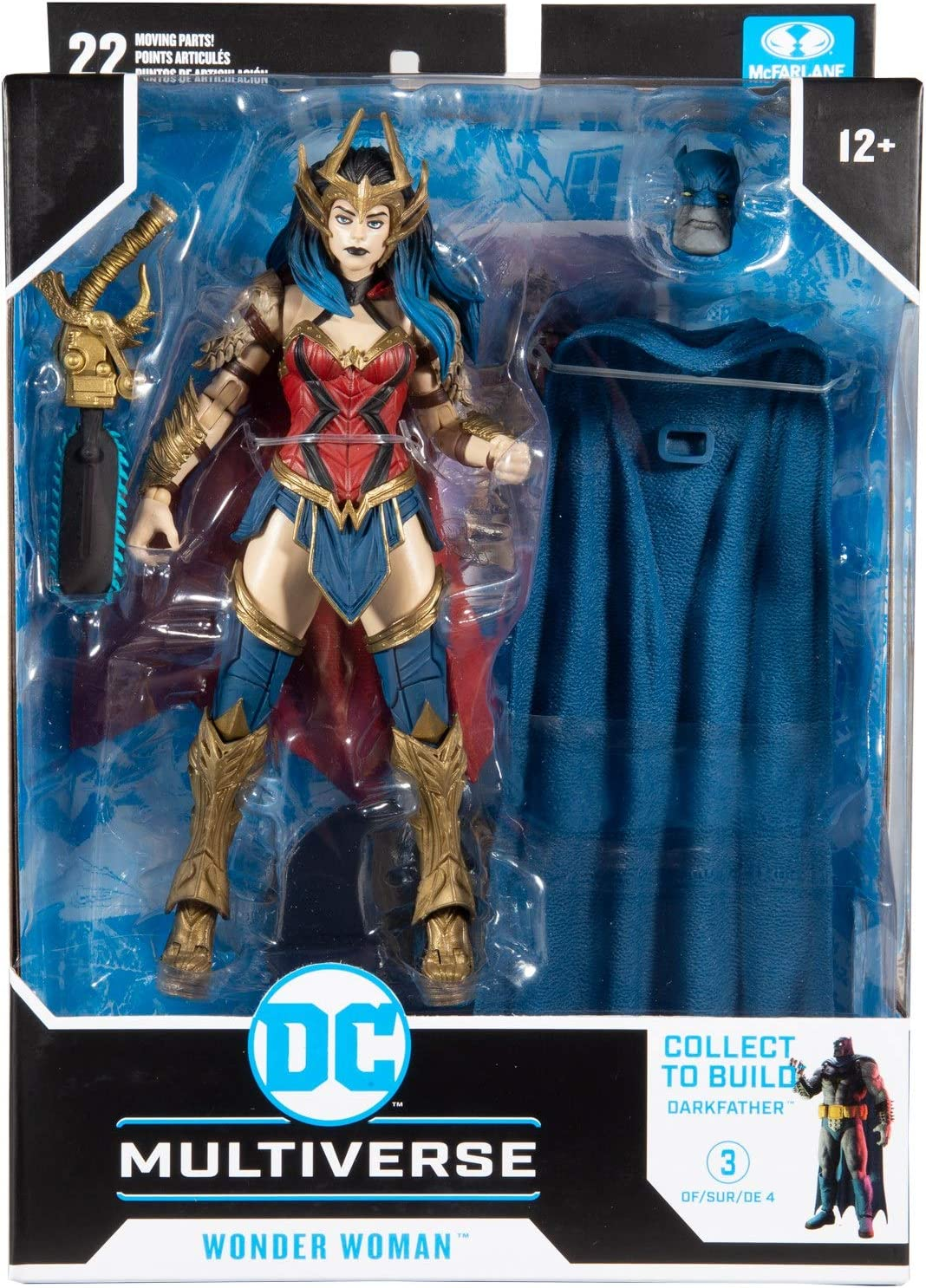 - DC Multiverse Dark Nights: Death Metal Wonder Woman 7" Action Figure with Buil