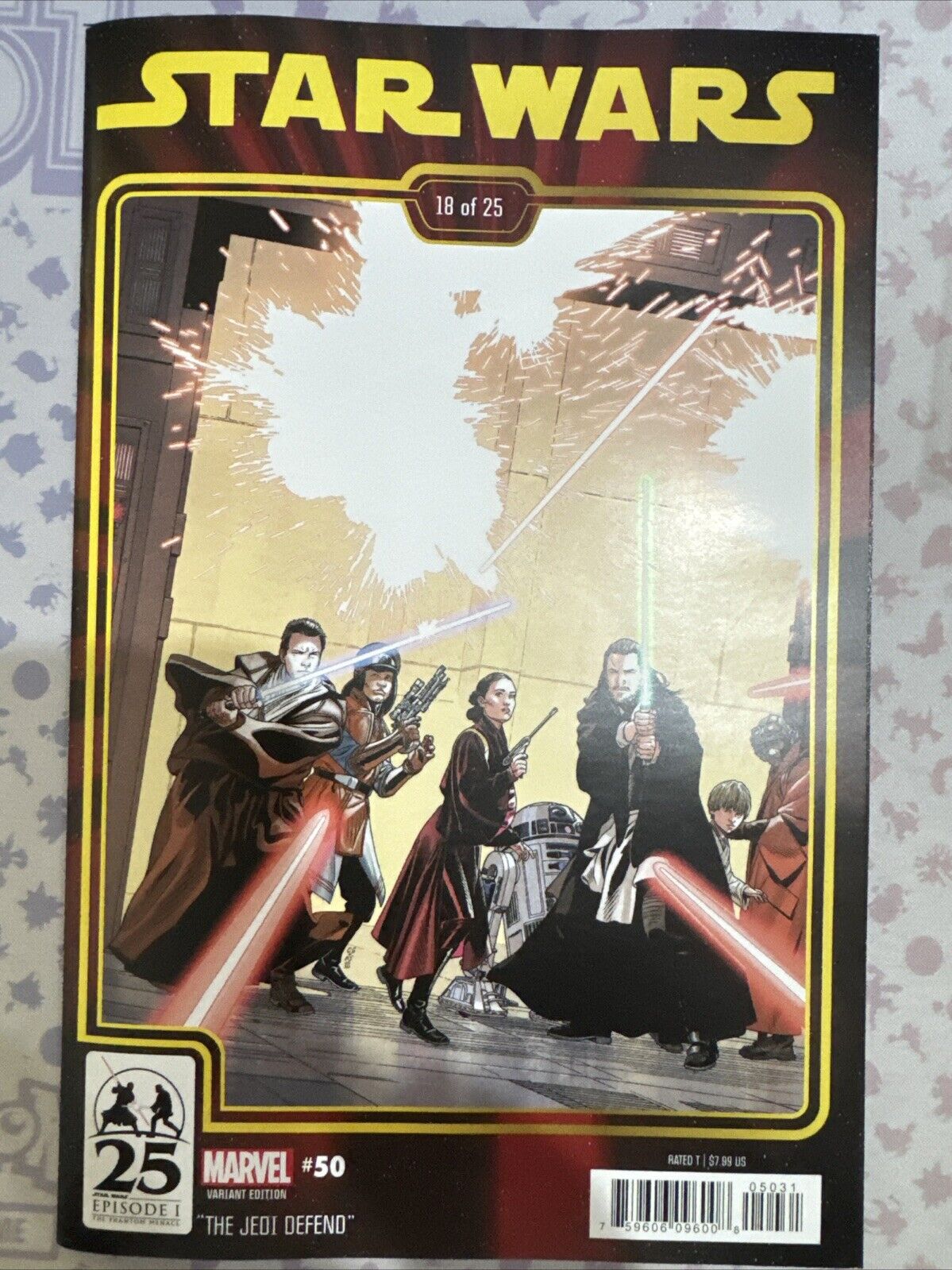 Star Wars #50 Phantom Menace 25th Anniversary Variant Marvel 2024 VF/NM Comics