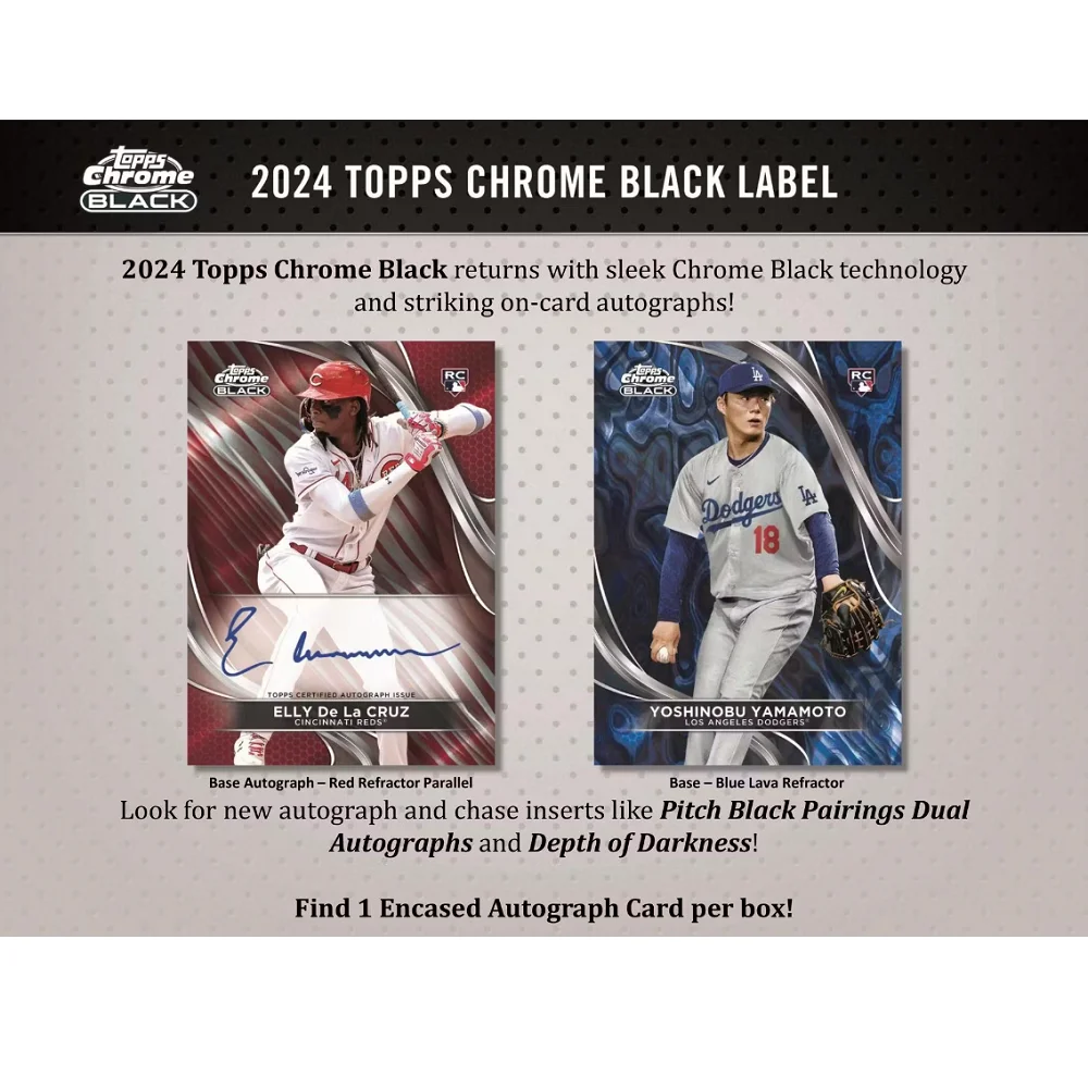 2024 Chrome Black Baseball Hobby Box