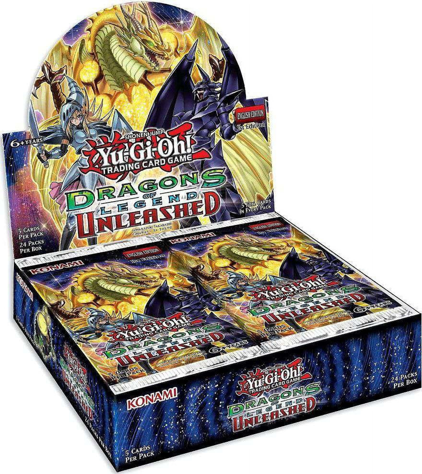 Yugioh Dragons of Legend Unleashed Booster Box (24 Packs)
