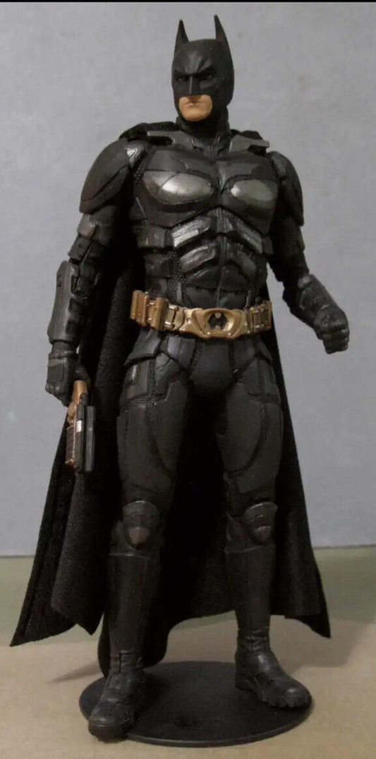 Custom Batman Mcfarlane the Dark Knight Series 1:12 Wired Cape Bale NOT FIGURE