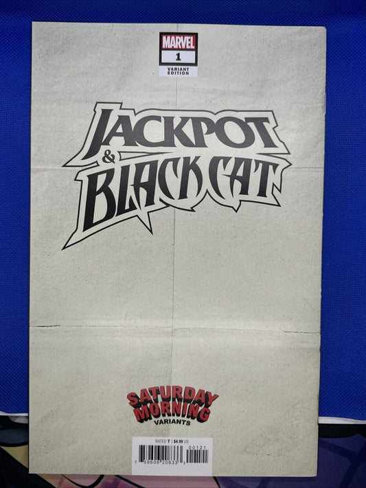 JACKPOT & BLACK CAT 1 SEAN GALLOWAY SATURDAY MORNING VARIANT NM 2024