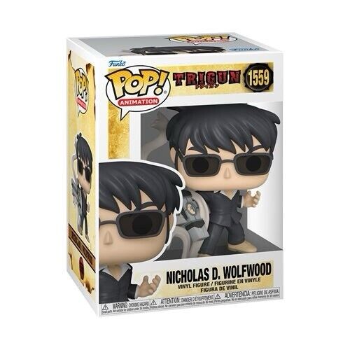 Funko Pop! Animation Trigun 1559 Nicholas D. Wolfwood Vinyl Figure New