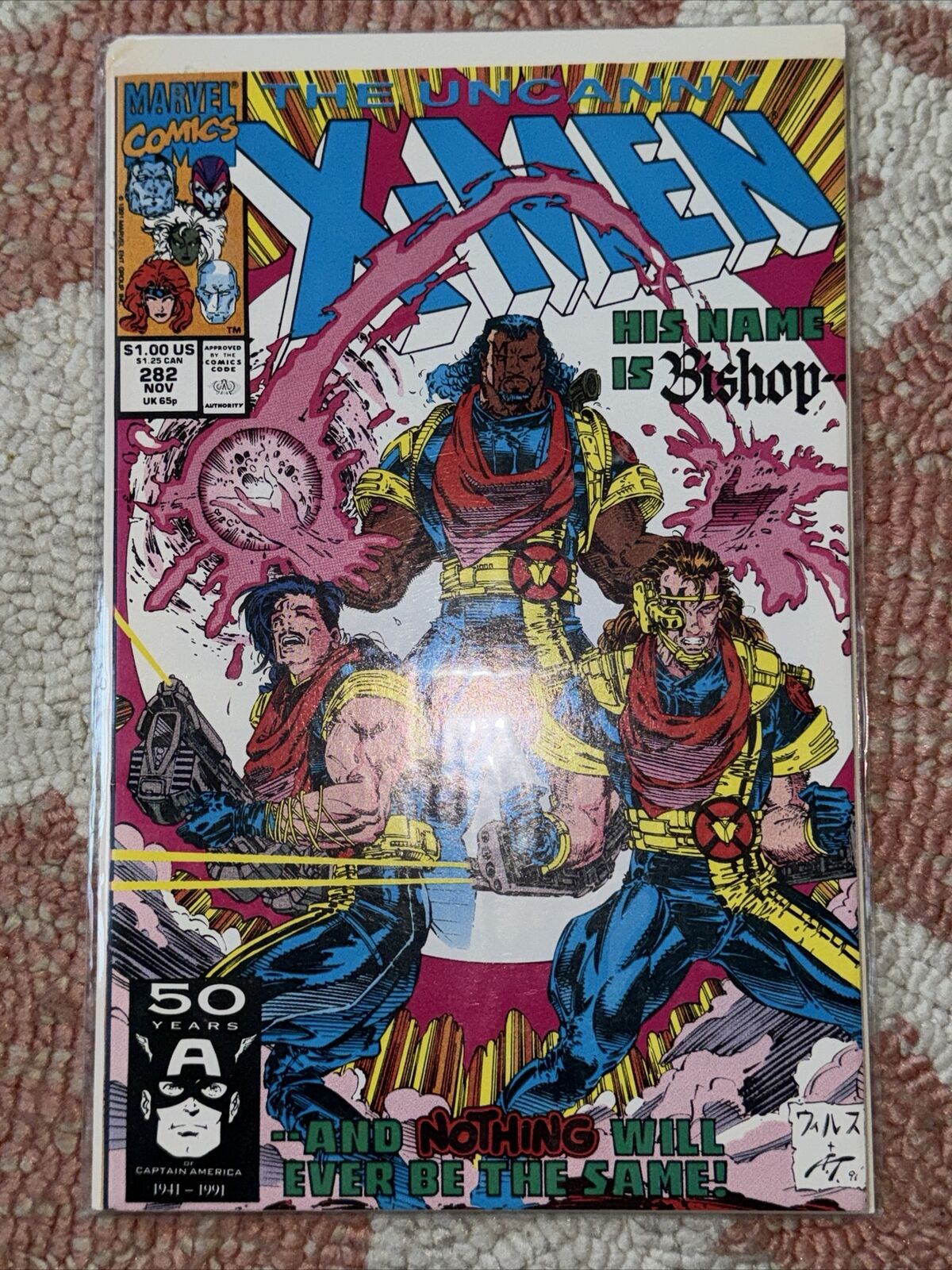 The Uncanny X-Men #282 (Marvel Comics November 1991) High Grade