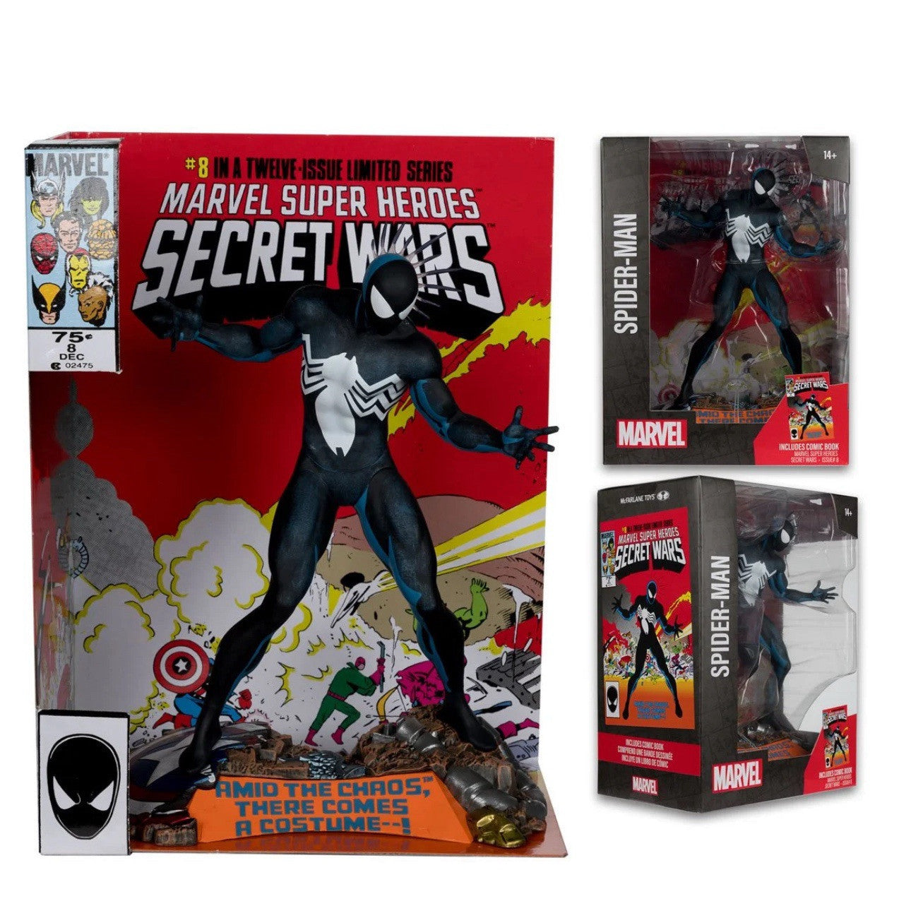 Spider Man Marvel Super Heroes Secret Wars #8 1:6 Scale Posed FIGURE