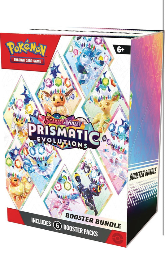 Pokemon Scarlet & Violet: Prismatic Evolutions - Booster Bundle