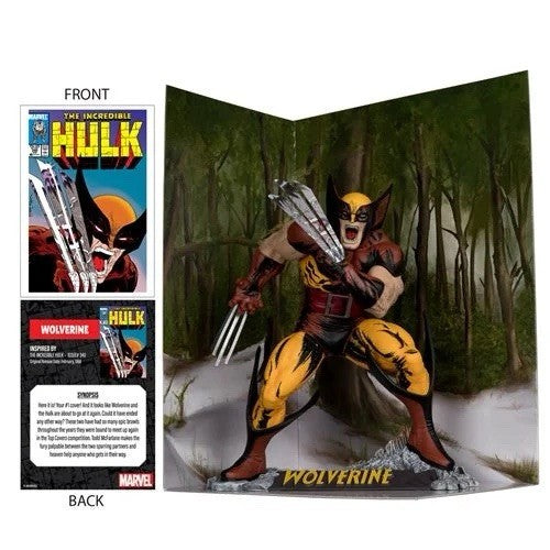 IN STOCK Marvel WOLVERINE The Incredible Hulk #340 1:6 Scale Posed Fig McFarlane