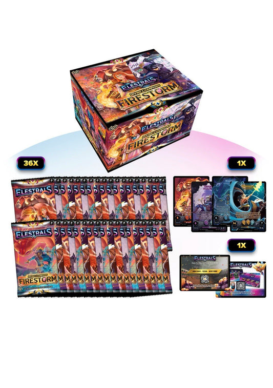 Elestrals Firestorm Booster Box 36ct Factory Sealed Pre-sale Ships 05/23
