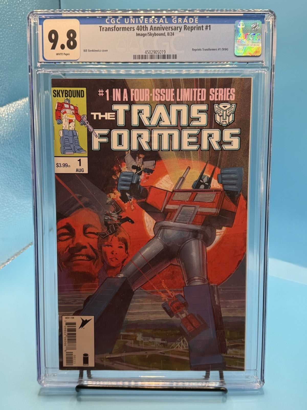 Transformers #1 40th Anniversary Reprint CGC 9.8 NM/M Gorgeous