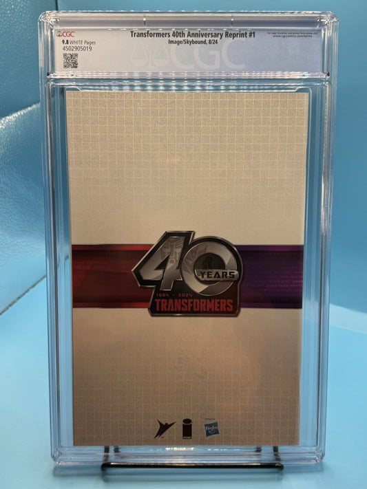 Transformers #1 40th Anniversary Reprint CGC 9.8 NM/M Gorgeous