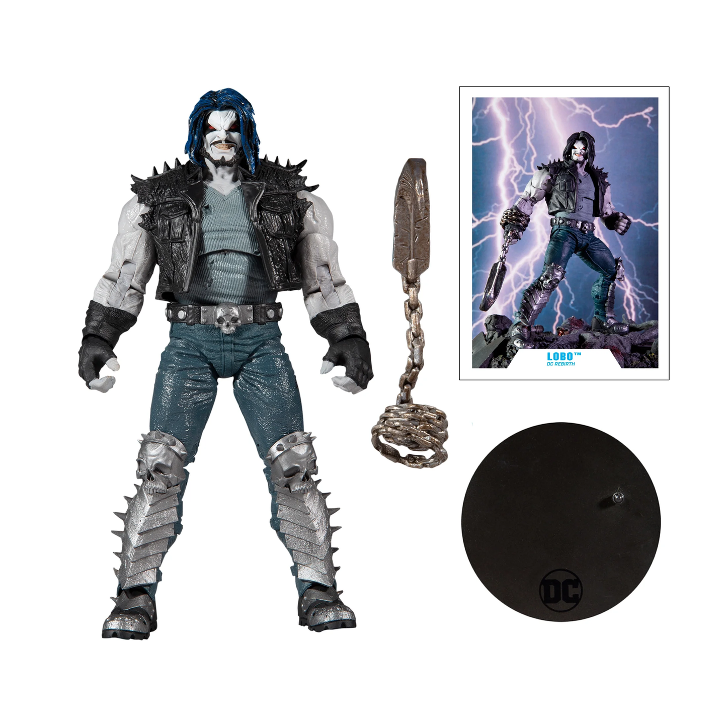 DC Multiverse 7" Action Figure - Lobo, Children Ages 12+