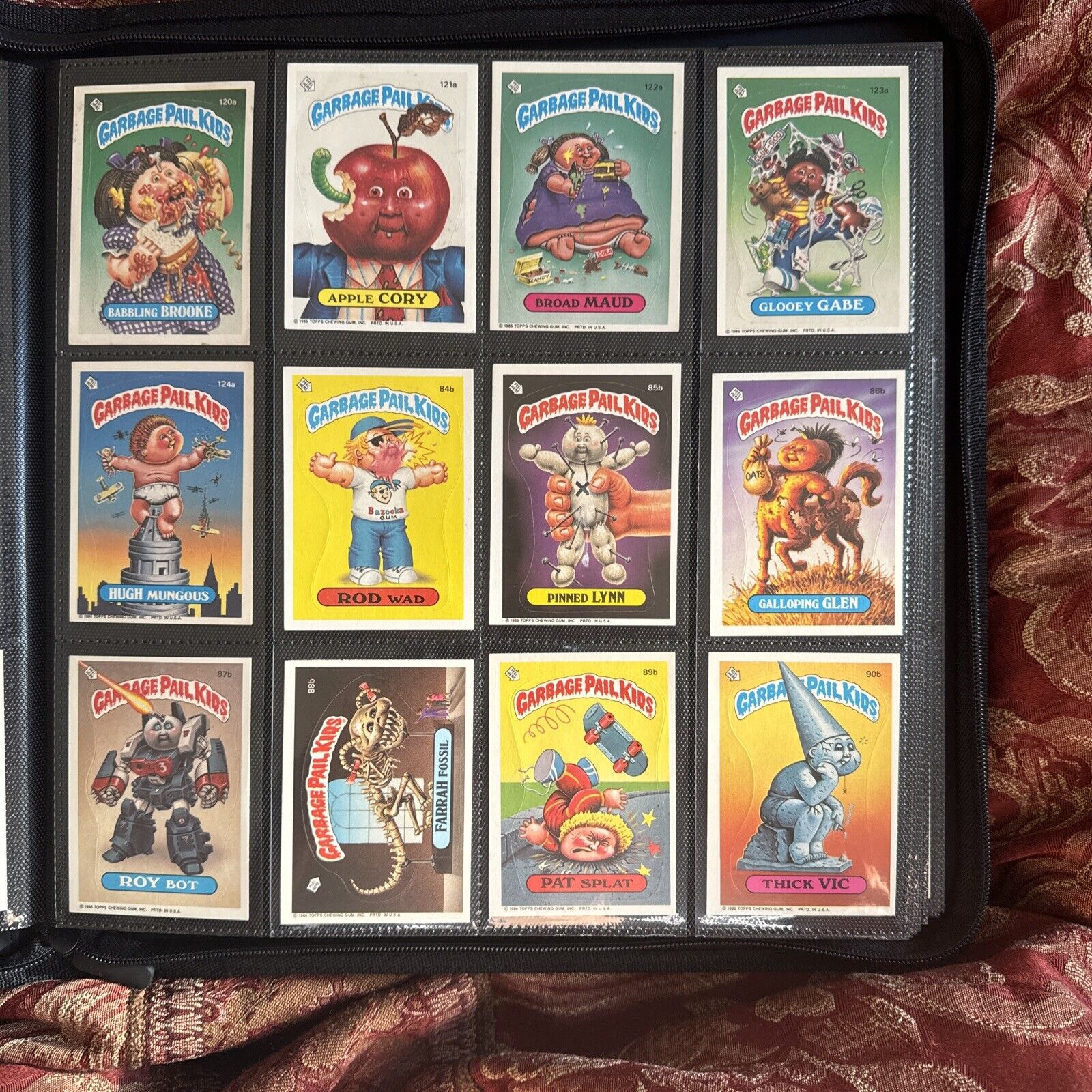 Lot of 424 (1985-1987) Vintage Garbage Pail Kids Sticker Cards - No Duplicates!
