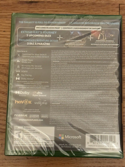 Star Wars Outlaws Gold Edition Xbox Series X|S😇 Factory Sealed