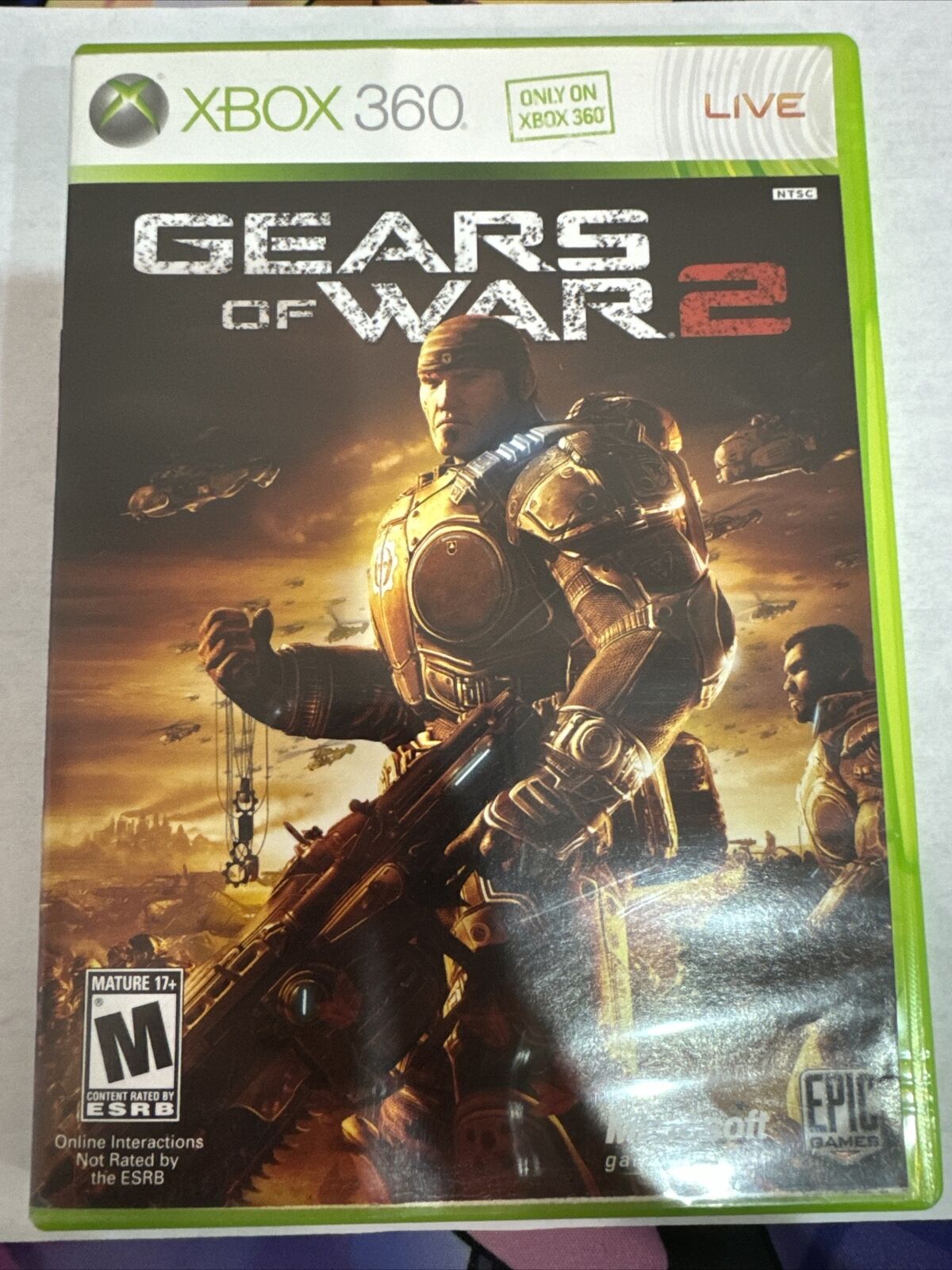 Gears of war 2 --(Microsoft Xbox 360) COMPLETE