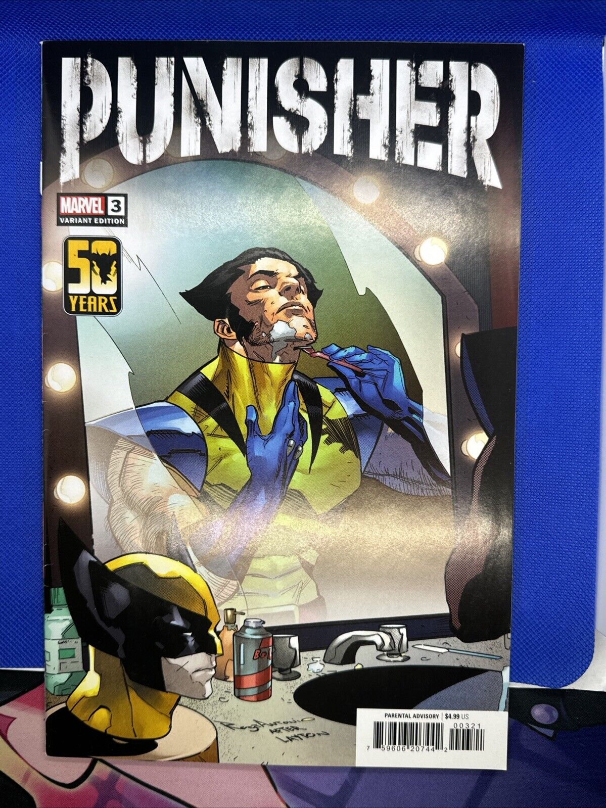 PUNISHER #3 *NM OR BETTER!* (MARVEL, 2024)  50 YEARS OF WOLVERINE VARIANT!