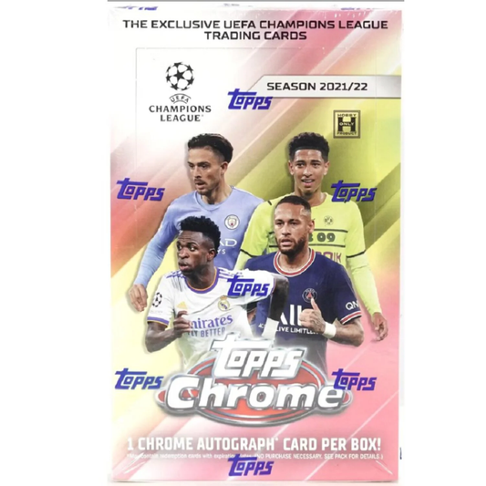 2021-22  UEFA Champions League Chrome Soccer Hobby Box